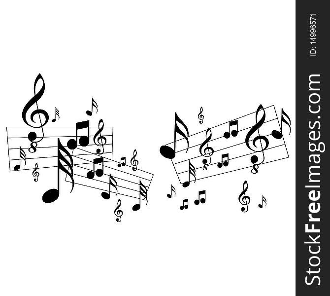 Black and white Music theme