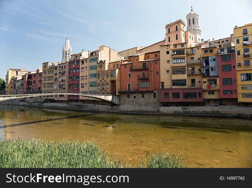 View Of Girona.