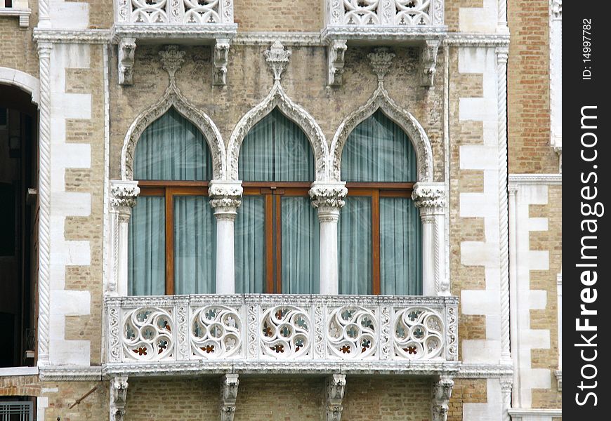 Arabesque Balconies In Venice