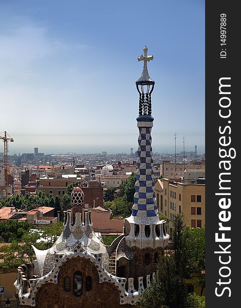 GÃ¼ell park, designed by Antonio GaudÃ­ is the most famous park in Barcelona, declared a World Heritage Site by UNESCO.