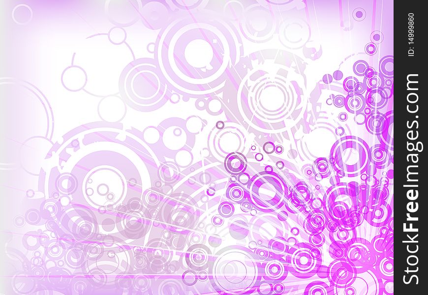 Futuristic colorful background with circles. Futuristic colorful background with circles