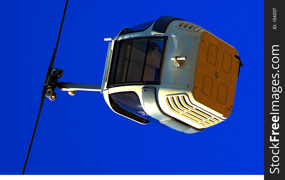 A Gondola viewed from below