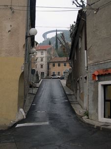 Small Street Royalty Free Stock Image Small Street Royalty Free Stock Image