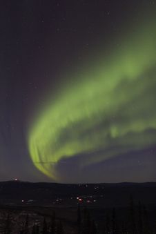 Twisting Arc Of Aurora Borealis Royalty Free Stock Photo Twisting Arc Of Aurora Borealis Royalty Free Stock Photo