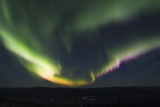 Colorful Band Of Aurora Borealis Royalty Free Stock Photo Colorful Band Of Aurora Borealis Royalty Free Stock Photo