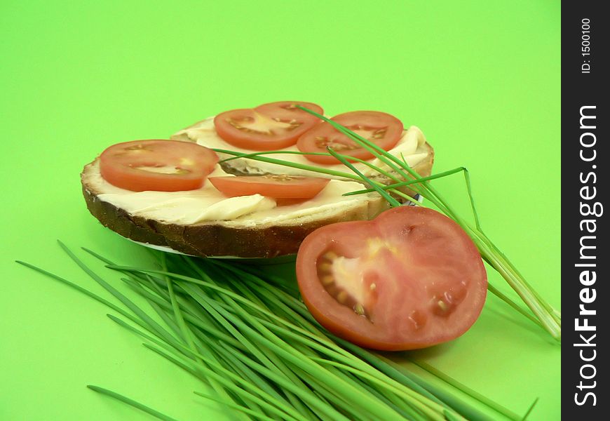 Sandwich -tomato+bread+cheese=lunch