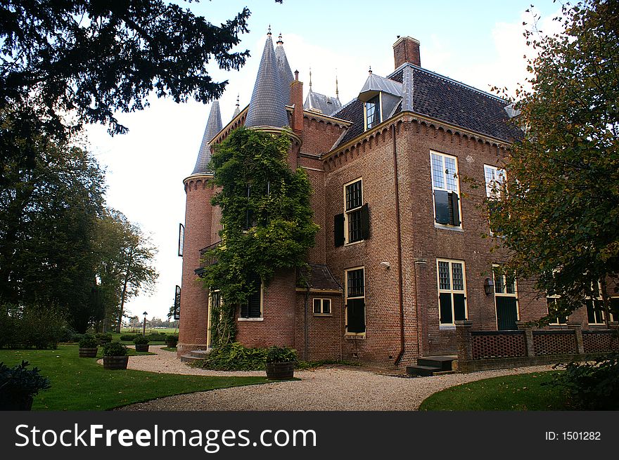 Castle of Keukenhof, the Netherlands.