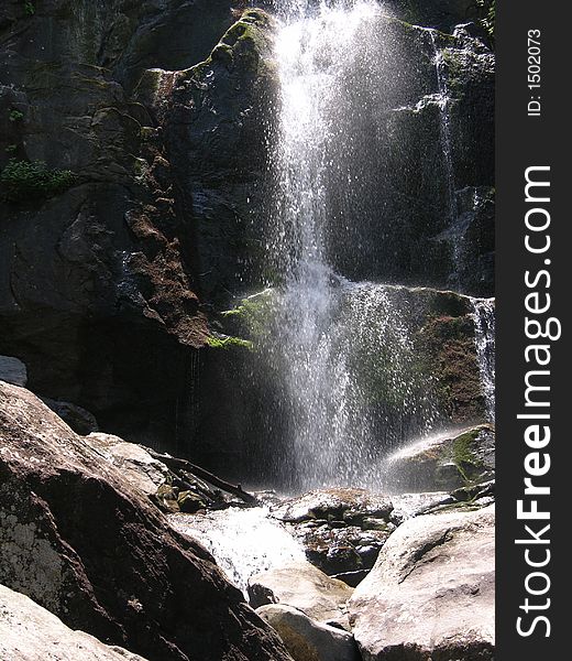 Fast flowing water in North Carolina