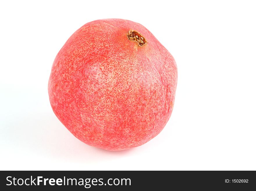 Pomegranate isolated on a white background