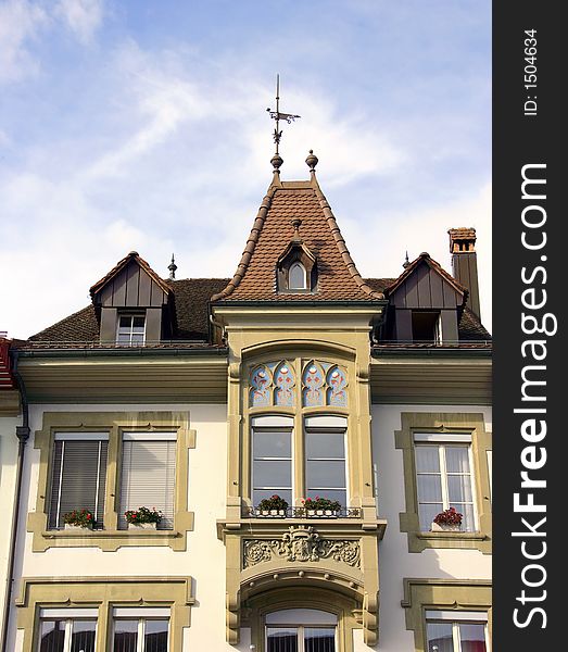 Old city of Aarberg. Switzerland. Old city of Aarberg. Switzerland