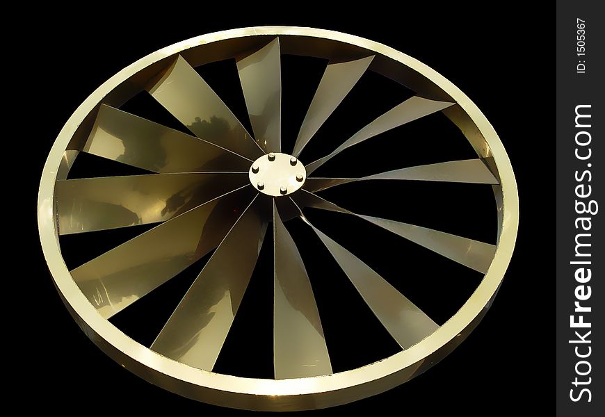 Golden and yellow Wind wheel