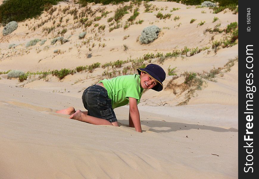 Playing In The Sandhills