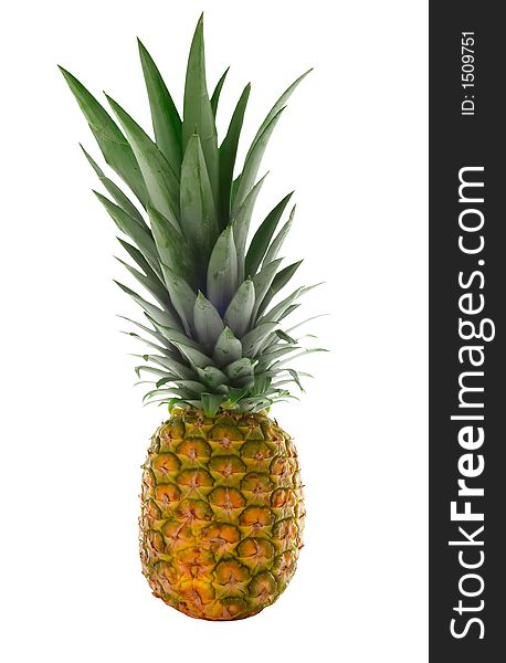 Pineapple isolated on white