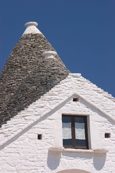 Trulli Roof Against Vivid Blue Sky Stock Photos Trulli Roof Against Vivid Blue Sky Stock Photos