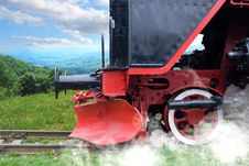 Old Steam Locomotive Royalty Free Stock Image Old Steam Locomotive Royalty Free Stock Image