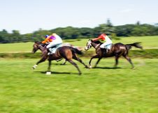 Horse Racing, Motion Blur Stock Photography Horse Racing, Motion Blur Stock Photography