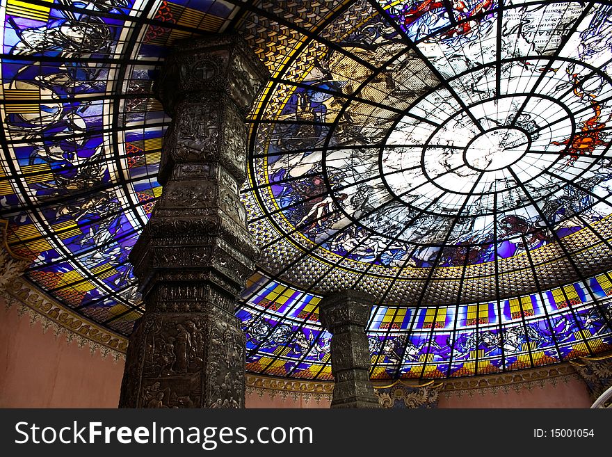 Colorful Glass Roof2