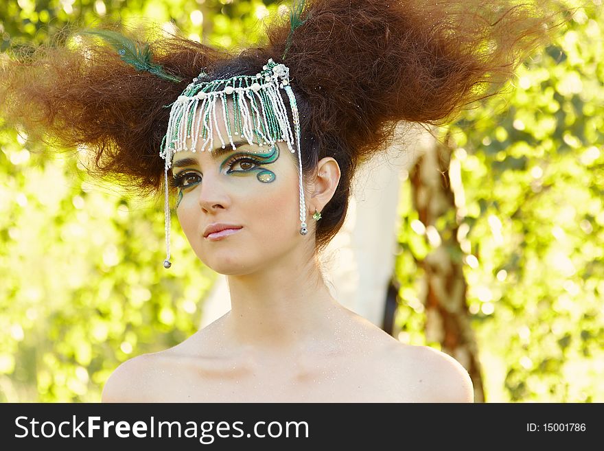 Girl In A Forest