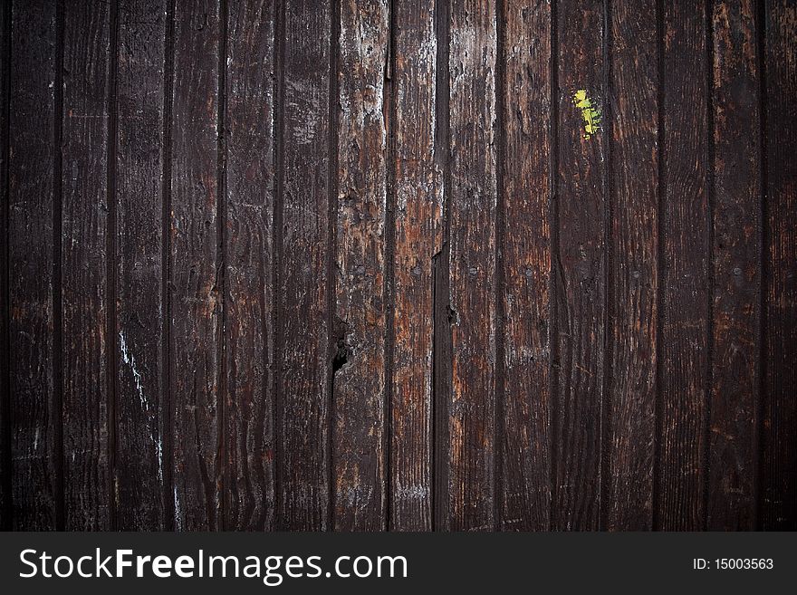 Old wooden door as background. Old wooden door as background.