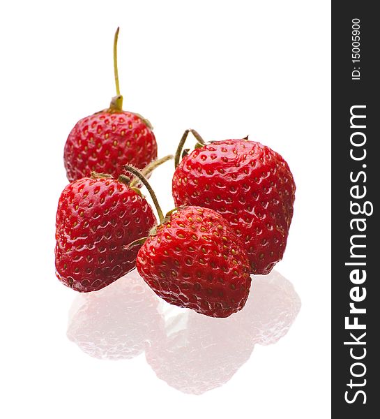 Strawberry isolated on white background