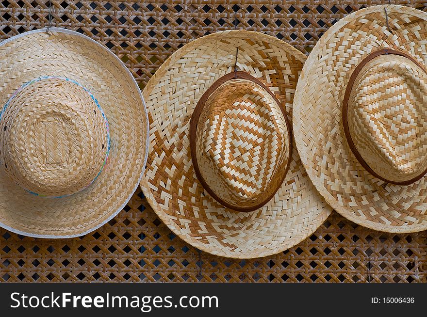 These picture is 3 Thai hats