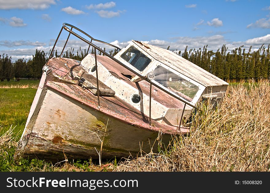 Vintage Abandoned Boat