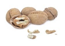 Walnuts Royalty Free Stock Photo Walnuts Royalty Free Stock Photo