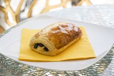 Chocolate Croissant Royalty Free Stock Image Chocolate Croissant Royalty Free Stock Image