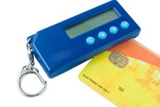 Pocket Credit Card Reader Royalty Free Stock Photography
