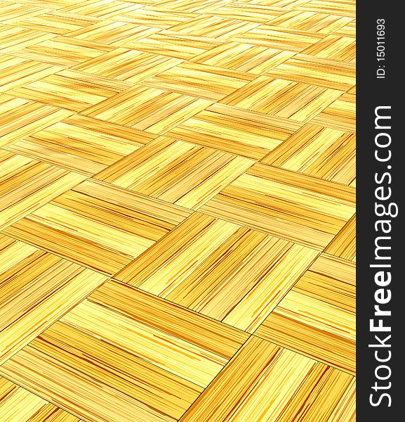 3d illustration of parquet floor background