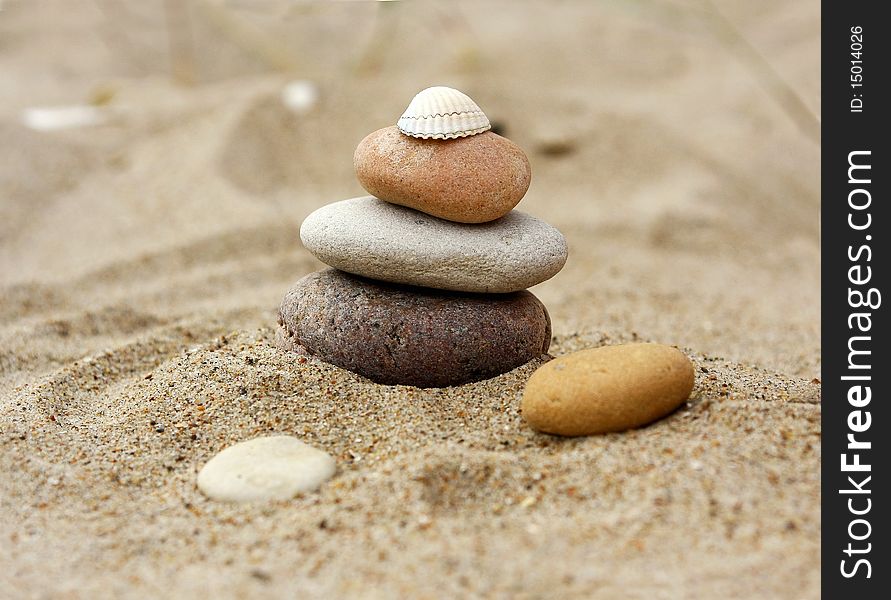 Stones at the sea side