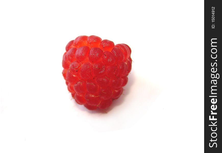 Macro image of a raspberry