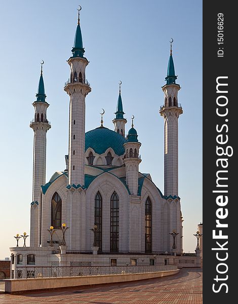 New Mosque Kul-Sharif, Kazan, Tatarstan. New Mosque Kul-Sharif, Kazan, Tatarstan