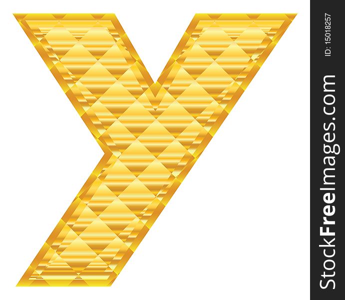 The alphabet letter Y