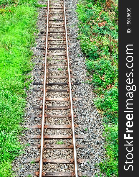 Train old in khonkaen of thailand