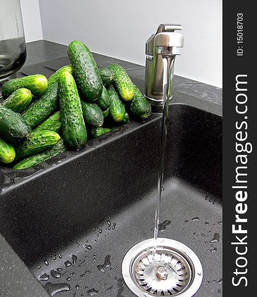 Cucumbers pickling