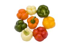 Paprika Pieces Stock Photography Paprika Pieces Stock Photography