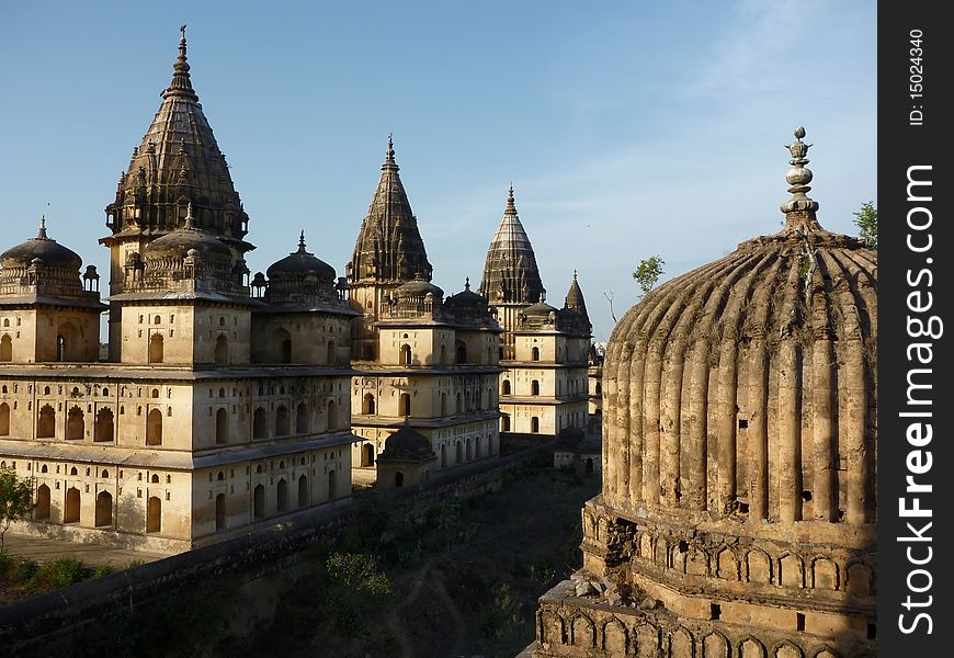 Historical temples in Orchha India. Historical temples in Orchha India