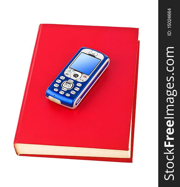 Mobile Phone On Book