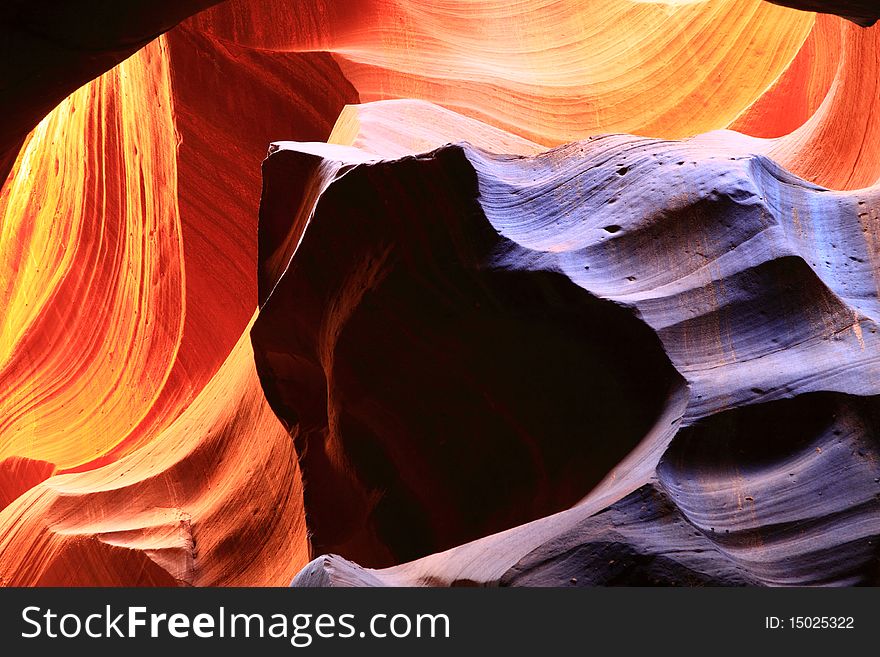 Antelope canyon Arizona mountain