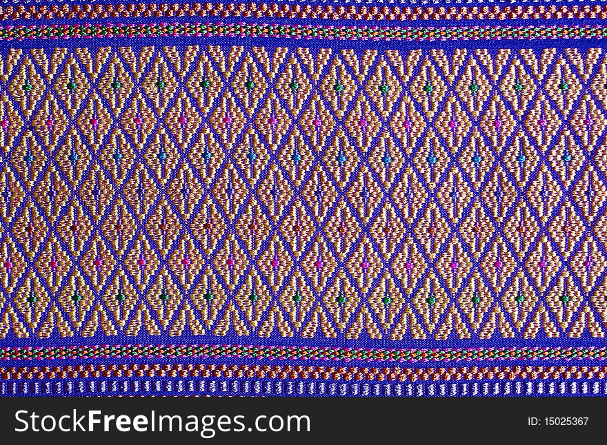 Texture of thai cloth