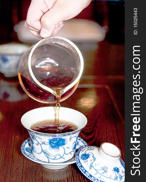 The traditional Chinese tea culture