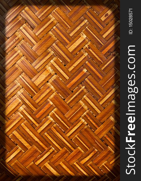 Abstract weave bamboo background,exquisite craftman skill