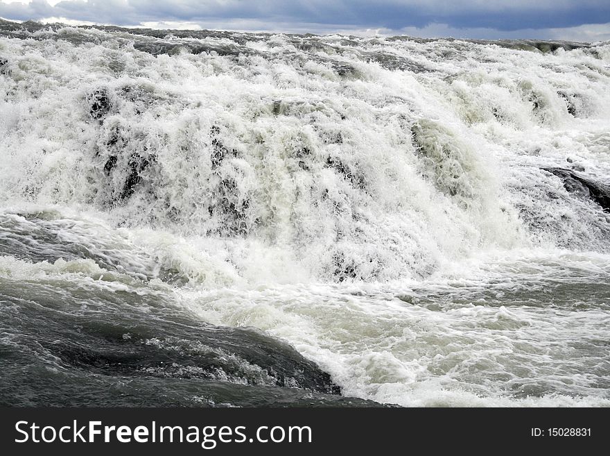 Gullfoss waterfall - one of the most popular natural attractions of Iceland