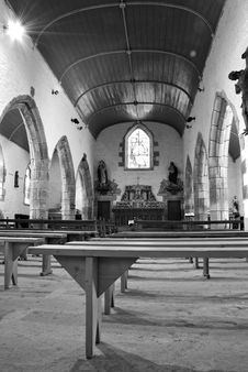 Old Chapel Interior Stock Photography Old Chapel Interior Stock Photography