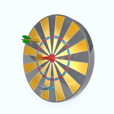 Dart Board Royalty Free Stock Photography Dart Board Royalty Free Stock Photography