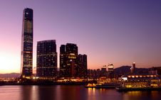 Magic Hour In The City Royalty Free Stock Photos Magic Hour In The City Royalty Free Stock Photos