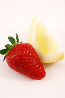 Strawberry And Lemon Stock Images Strawberry And Lemon Stock Images