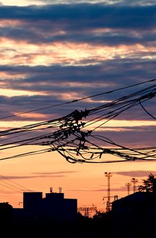 Bunch Of Electric Wires Stock Image Bunch Of Electric Wires Stock Image