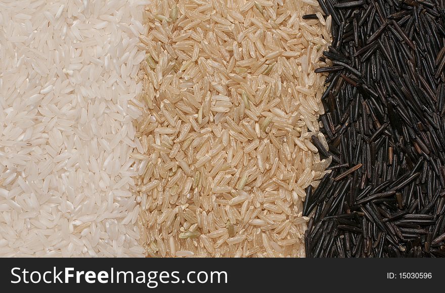 Three Kinds Of Rice
